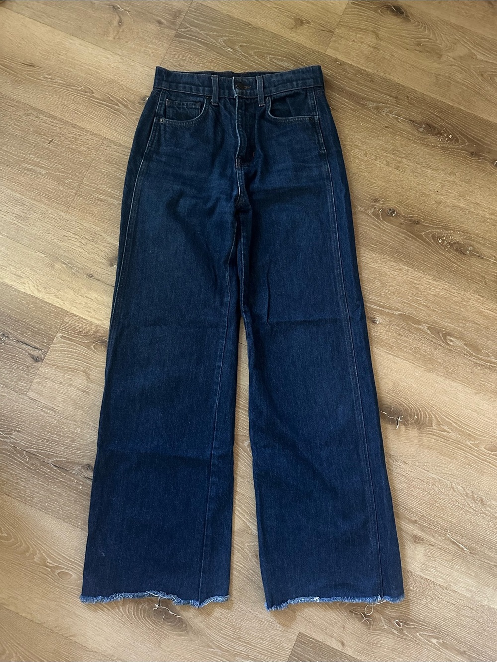 Veronica Beard Indigo Wide Leg Jeans